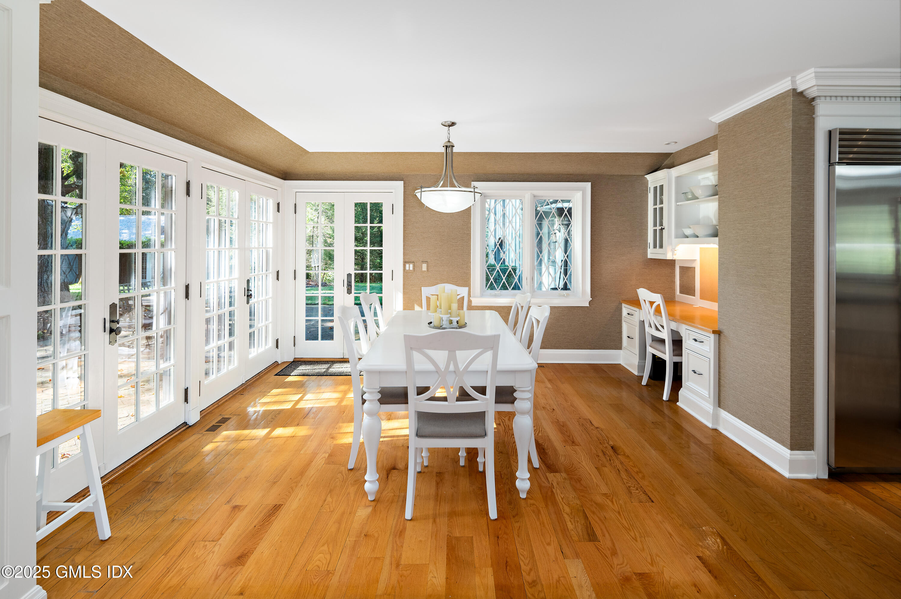 214 Good Hill Road Weston, CT 06883 - Photo 22 of 80 a living room with furniture and a large window