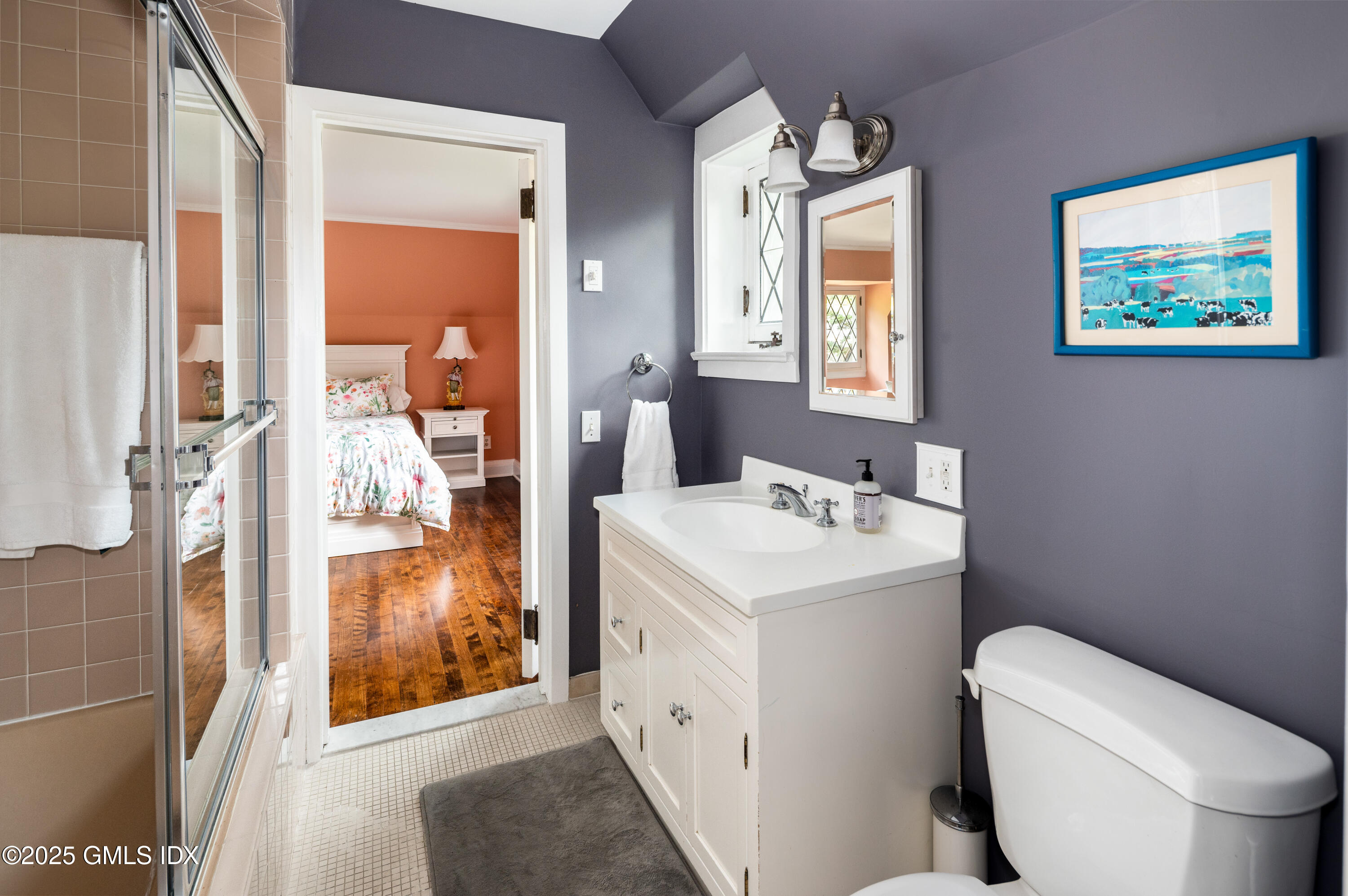 214 Good Hill Road Weston, CT 06883 - Photo 55 of 80 a bathroom with a toilet sink and mirror