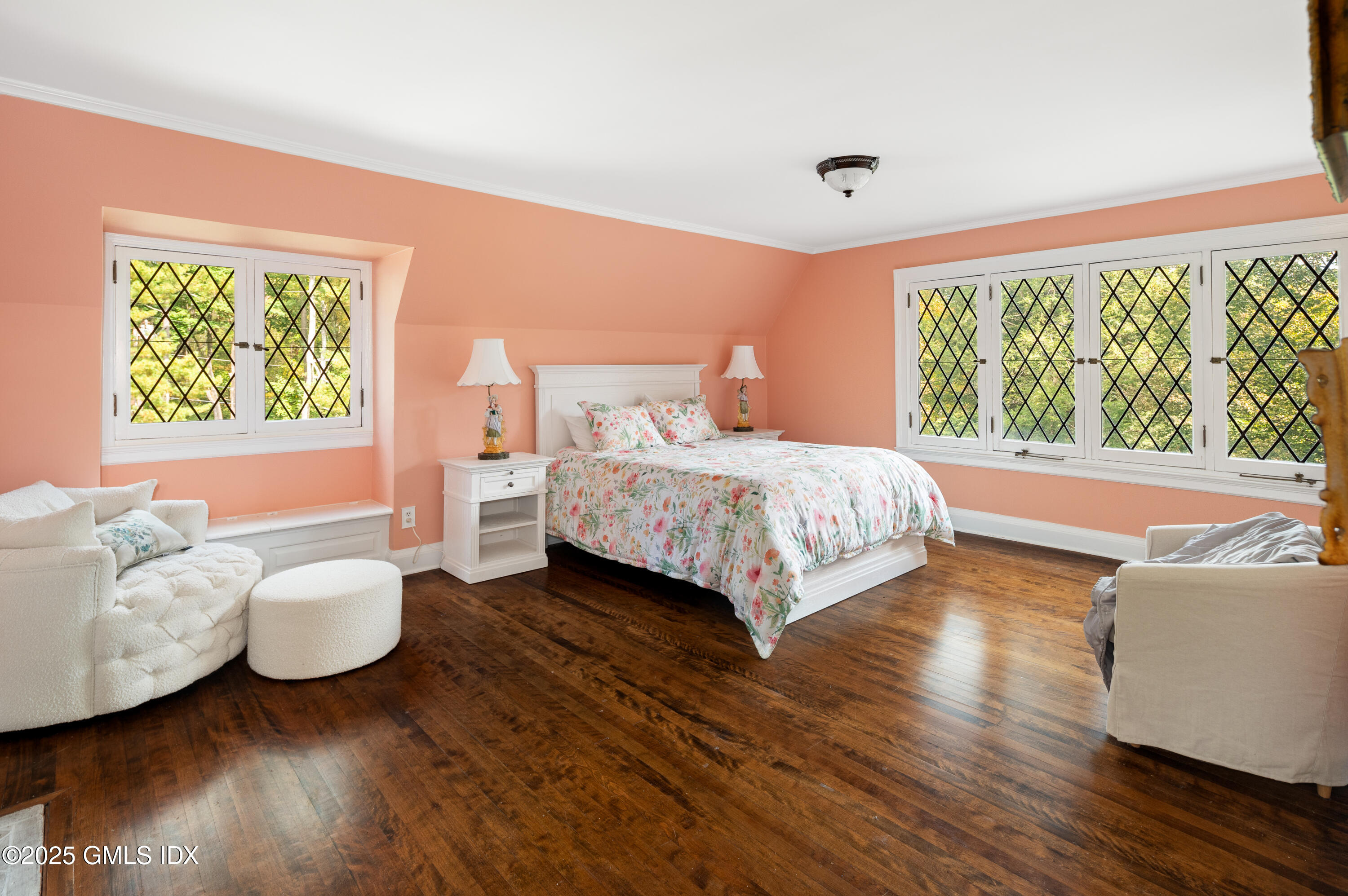 214 Good Hill Road Weston, CT 06883 - Photo 58 of 80 a bedroom with a bed and a large window