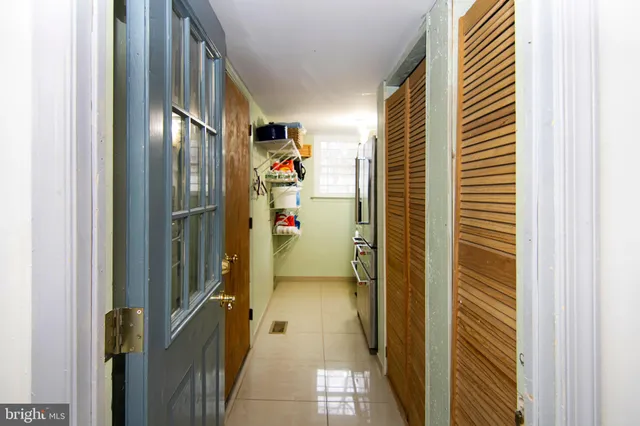 a room with storage and utility