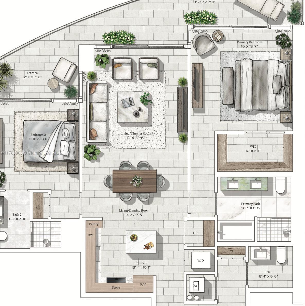 500 Alton Road, Unit 902 Miami Beach, FL 33139 - Photo 15 of 15 a picture of a brick building with large windows