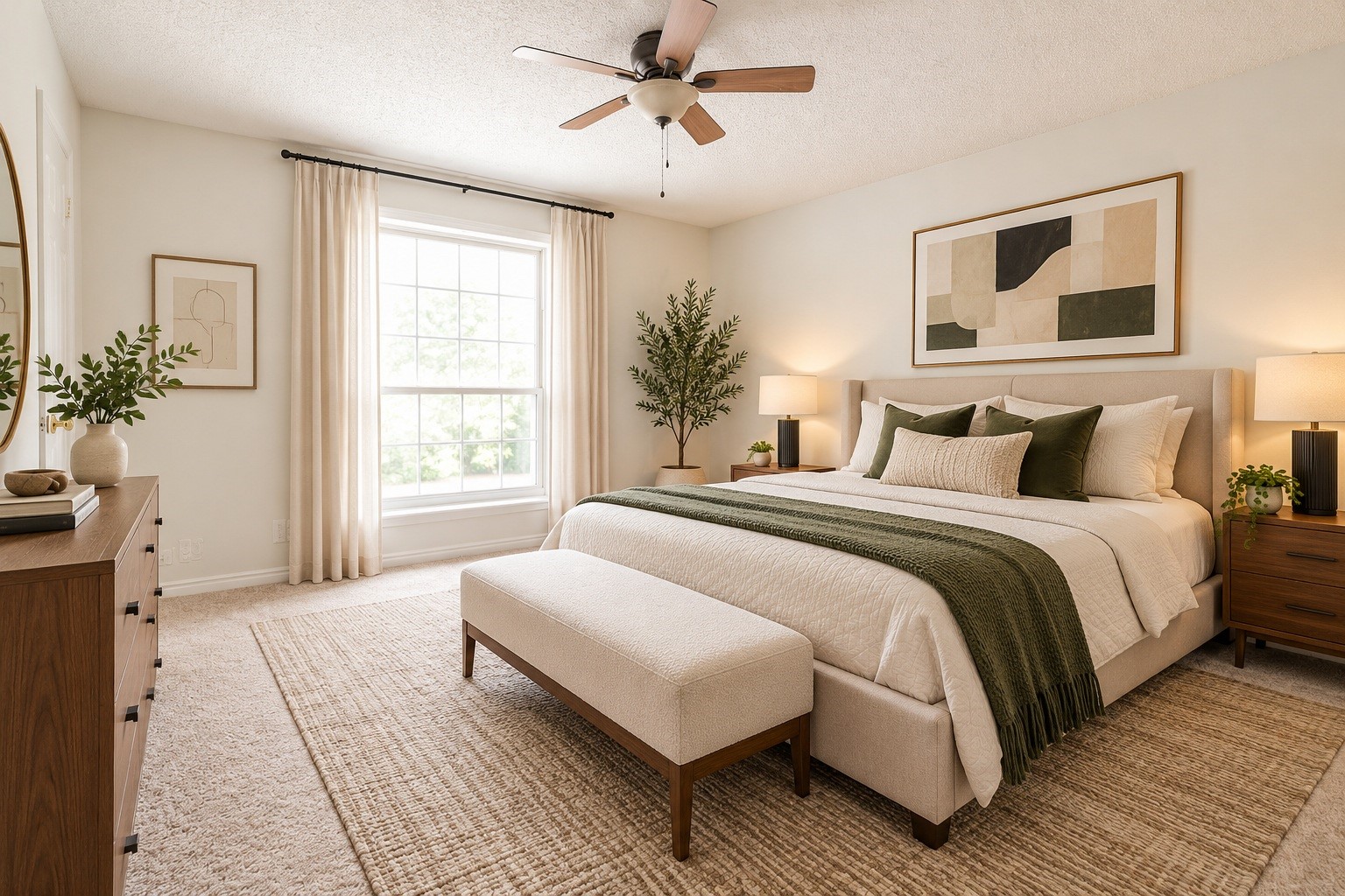 2503 McCue Road, Unit 6 Houston, TX 77056 - Photo 14 of 27 primary bedroom - virtually staged
