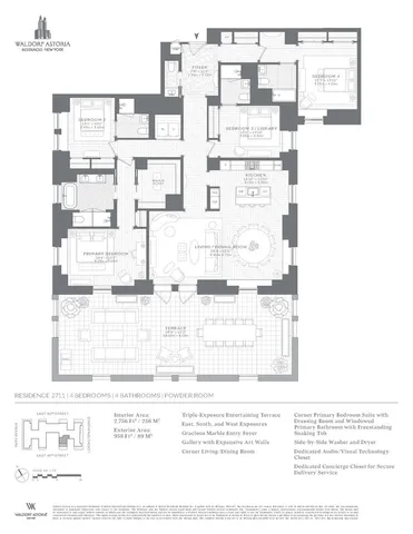 $16,875,000 | 303 Park Avenue, Unit 2711 | Midtown East