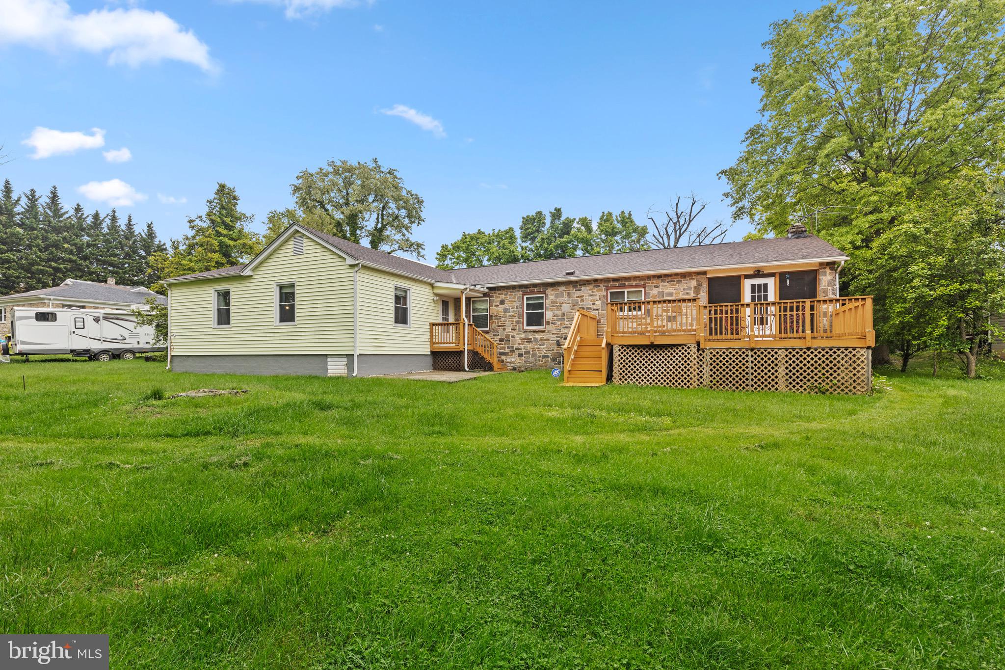 9214 Frederick Road Ellicott City, MD 21042 - Photo 33 of 41 Double tiered deck and room for a pool