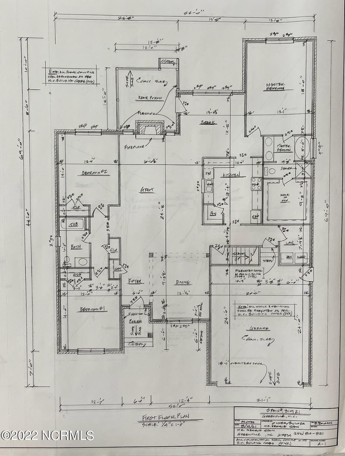 2182 Harris Ridge Road Winterville, NC 28590 - Photo 6 of 6 floor plan