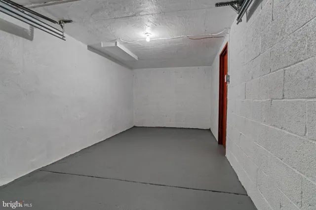 a view of storage and utility room