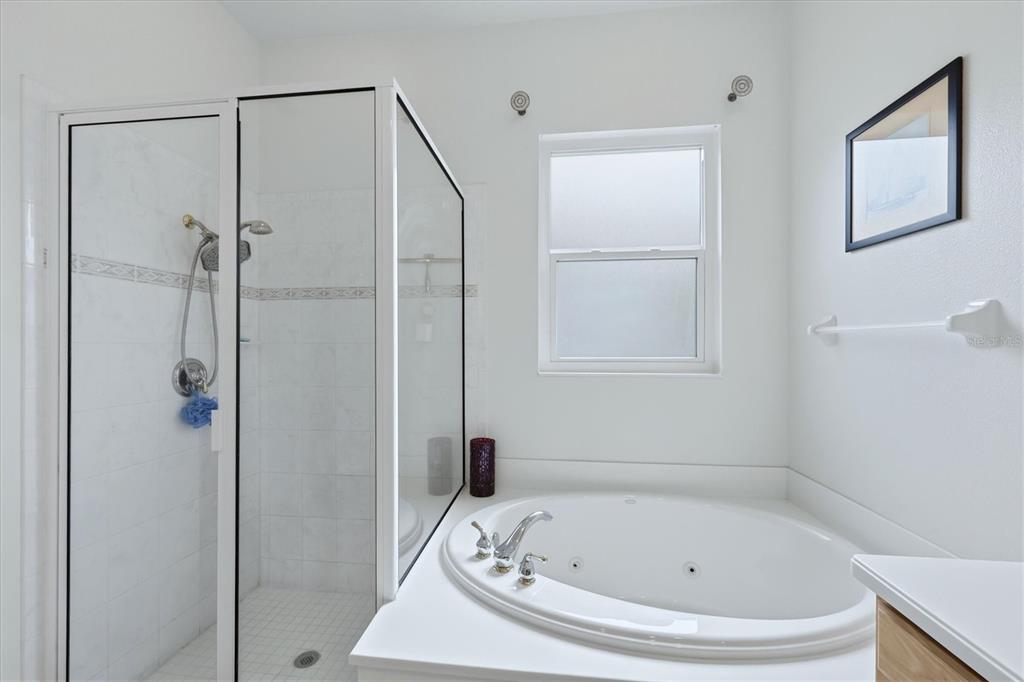 745 Fordingbridge Way Osprey, FL 34229 - Photo 22 of 53 a bathroom with a bathtub and a shower