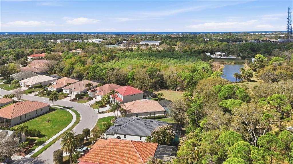 745 Fordingbridge Way Osprey, FL 34229 - Photo 44 of 53 an aerial view of residential houses with outdoor space and river