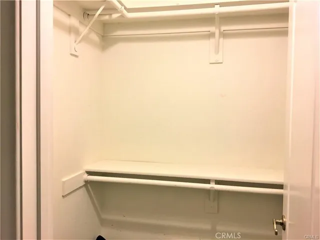 a close view of closet