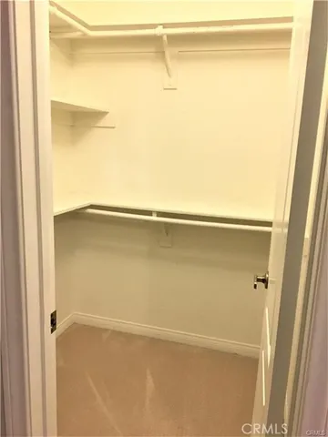 a close view of closet