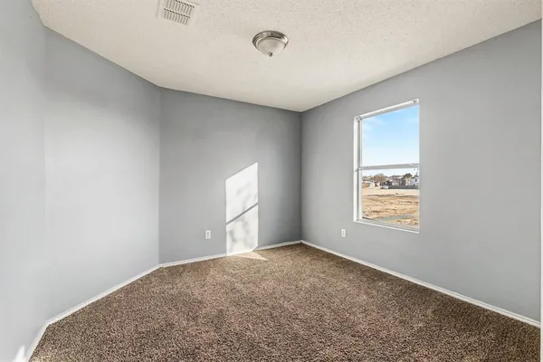 a view of a livingroom with a window