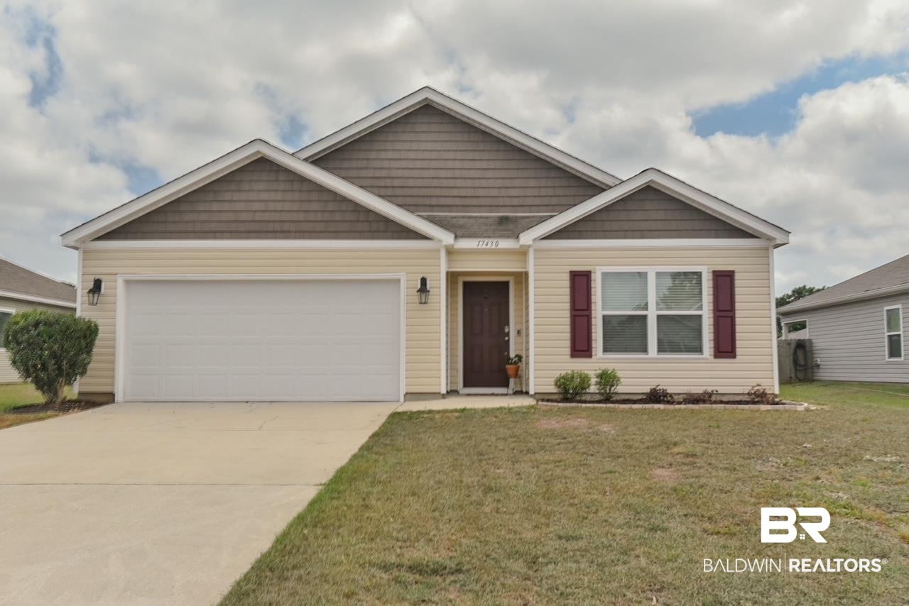 17430 Harding Drive Foley, AL 36535 - Photo 1 of 37 Craftsman-style home featuring driveway, a garage, and a front yard