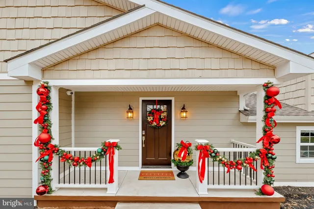 a front view of house