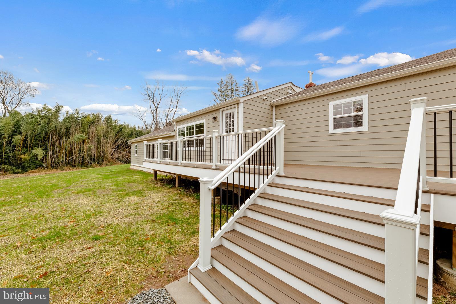 4448 Lower Mountain Road New Hope, PA 18938 - Photo 43 of 49 a view of a house with wooden stairs