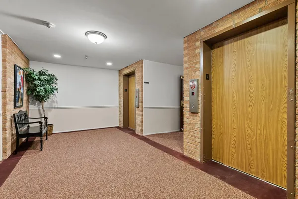 a view of a livingroom with a staircase