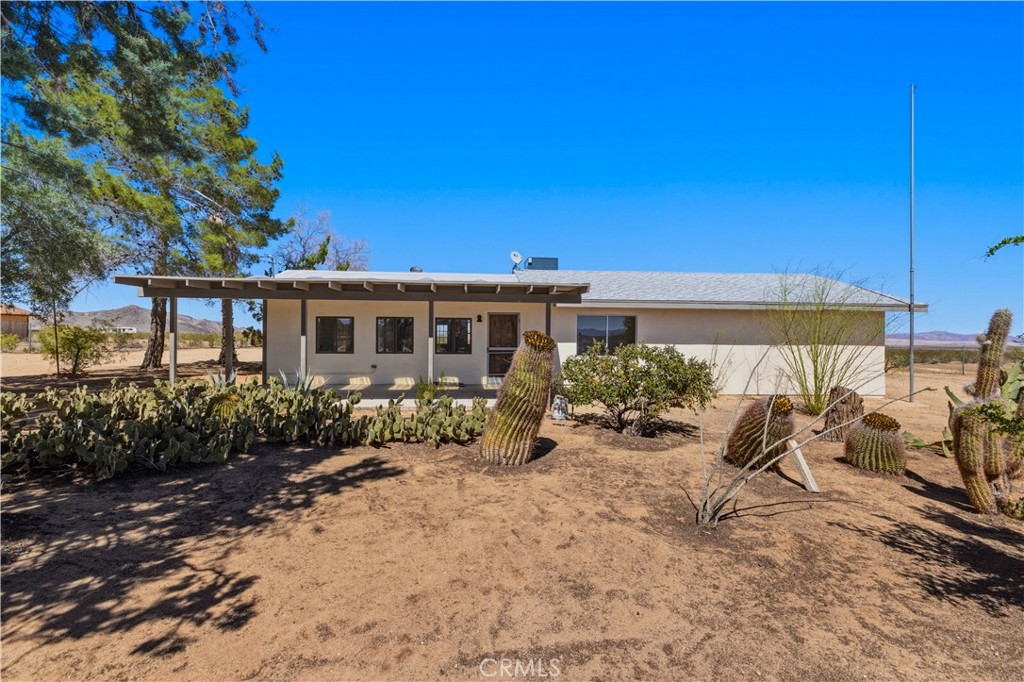 a view of a house with patio