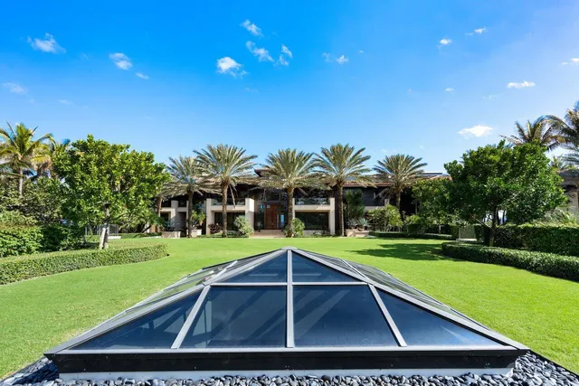 a outdoor living area with furniture and a potted plant