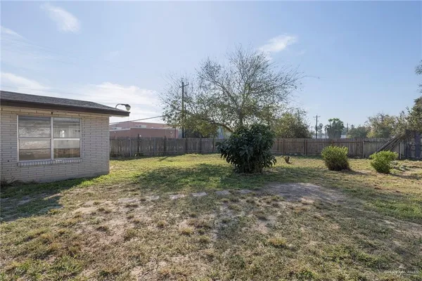 a backyard of a house