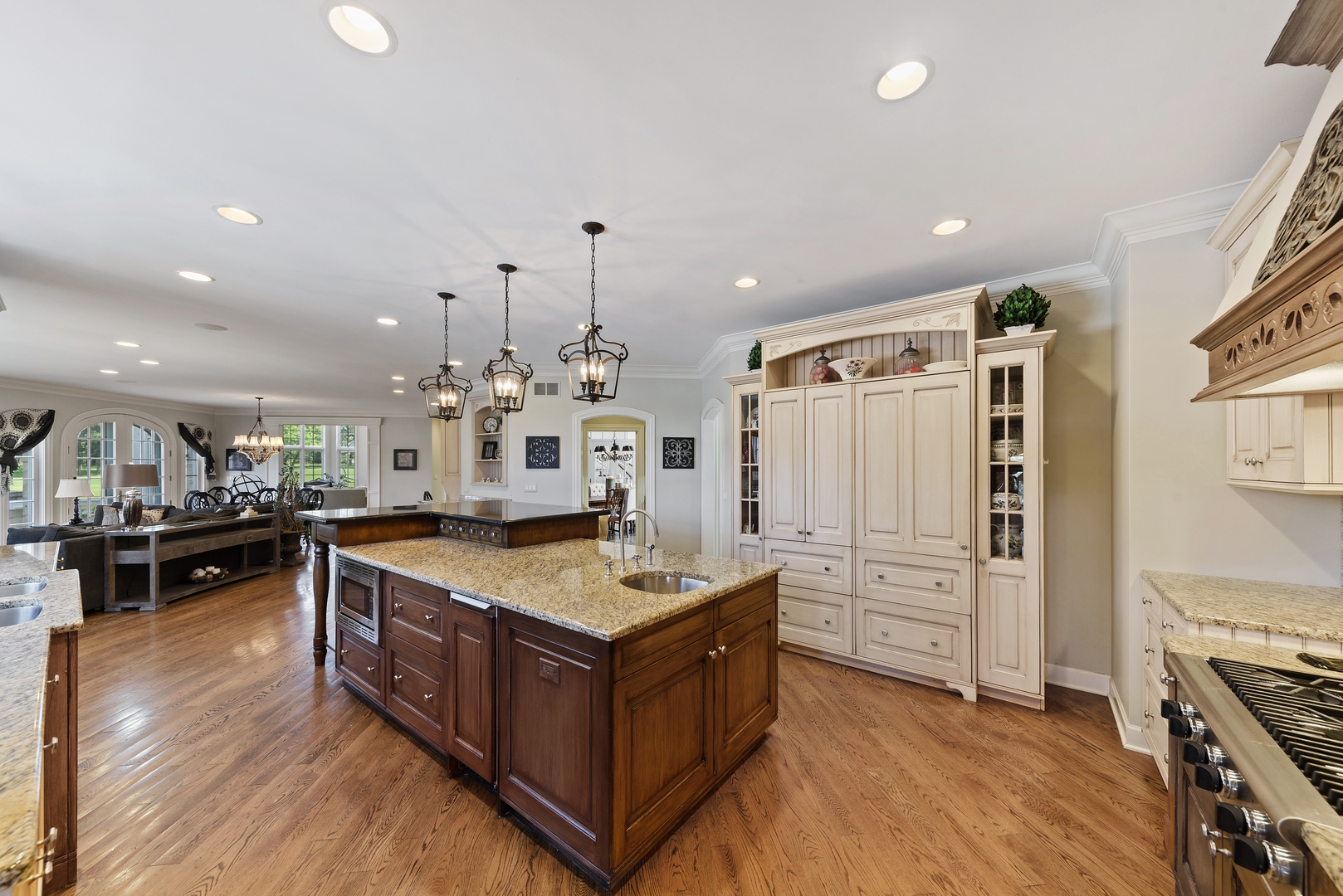 35 Riderwood Road North Barrington, IL 60010 - Photo 9 of 35 a large kitchen with stainless steel appliances granite countertop a stove oven and a refrigerator