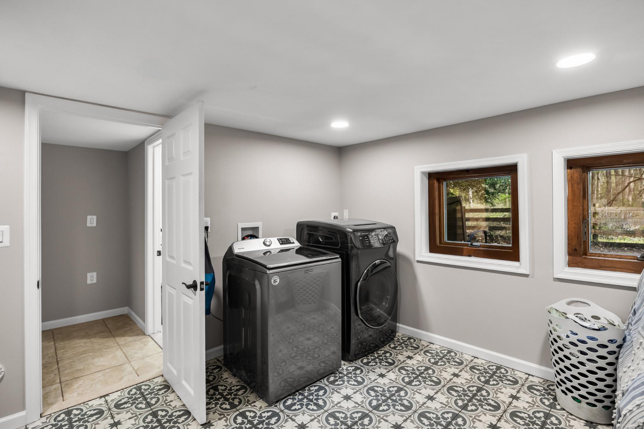 37 Hawkin Road Medford, NJ 08055 - Photo 28 of 54 Lower level bright and functional laundry space.
