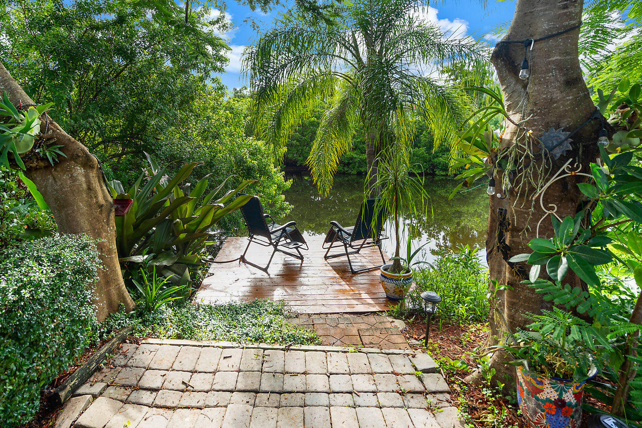 1045 Northwest 6th Avenue Boca Raton, FL 33432 - Photo 30 of 39 Backyard Entertaining Space