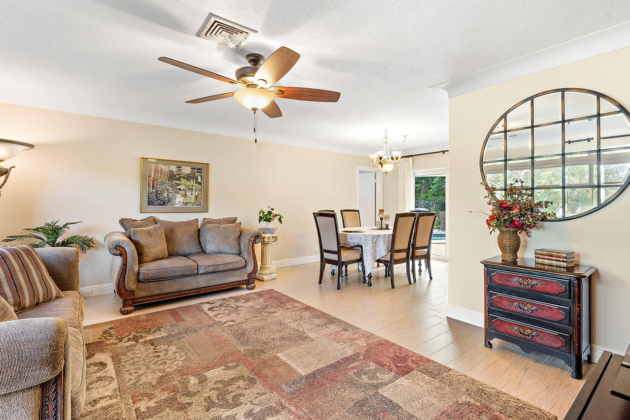 1045 Northwest 6th Avenue Boca Raton, FL 33432 - Photo 7 of 39 Living Room to Dining Room