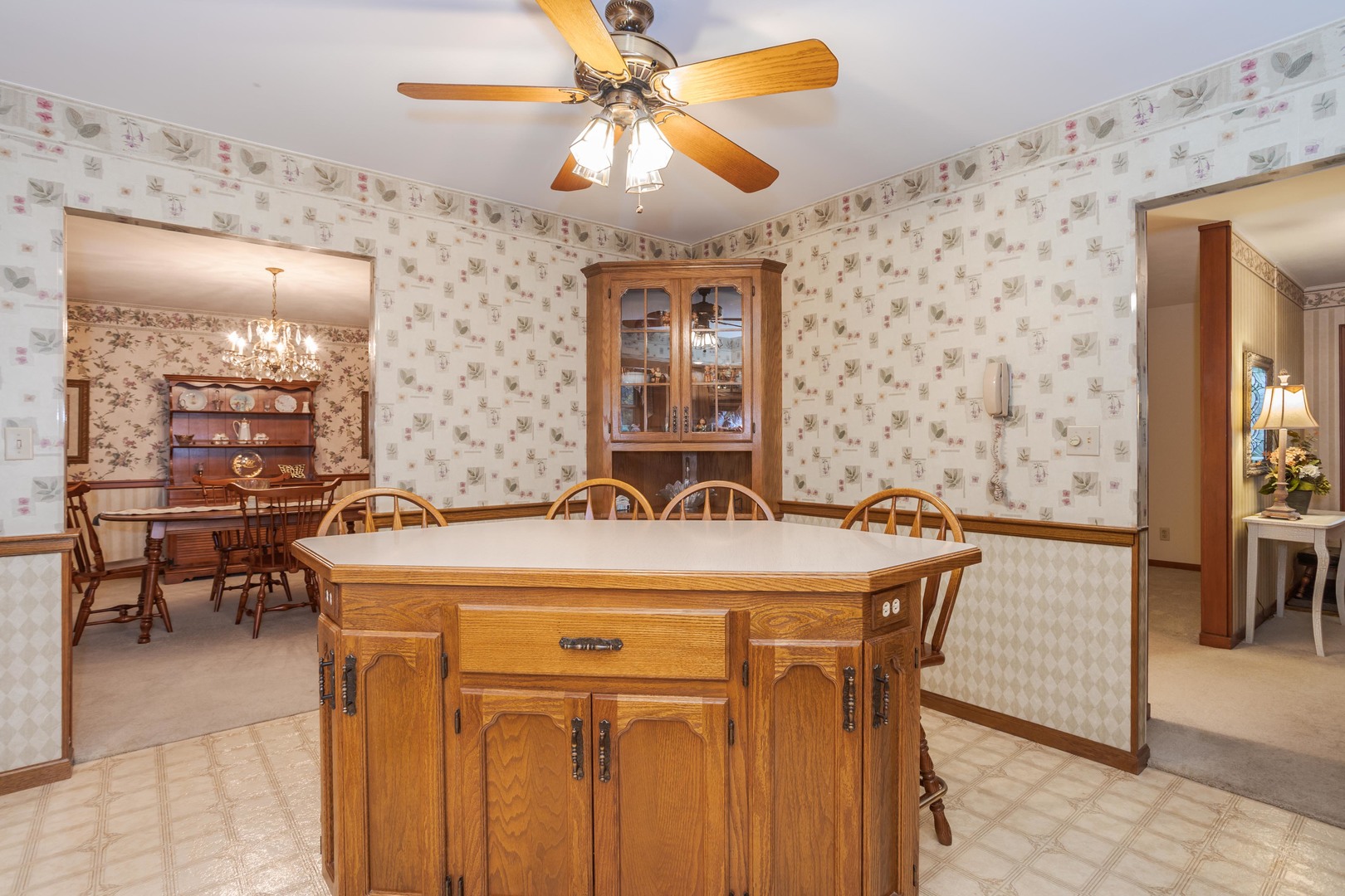 11 Manor Drive Pontiac, IL 61764 - Photo 11 of 45 a view of a dining room with furniture and chandelier