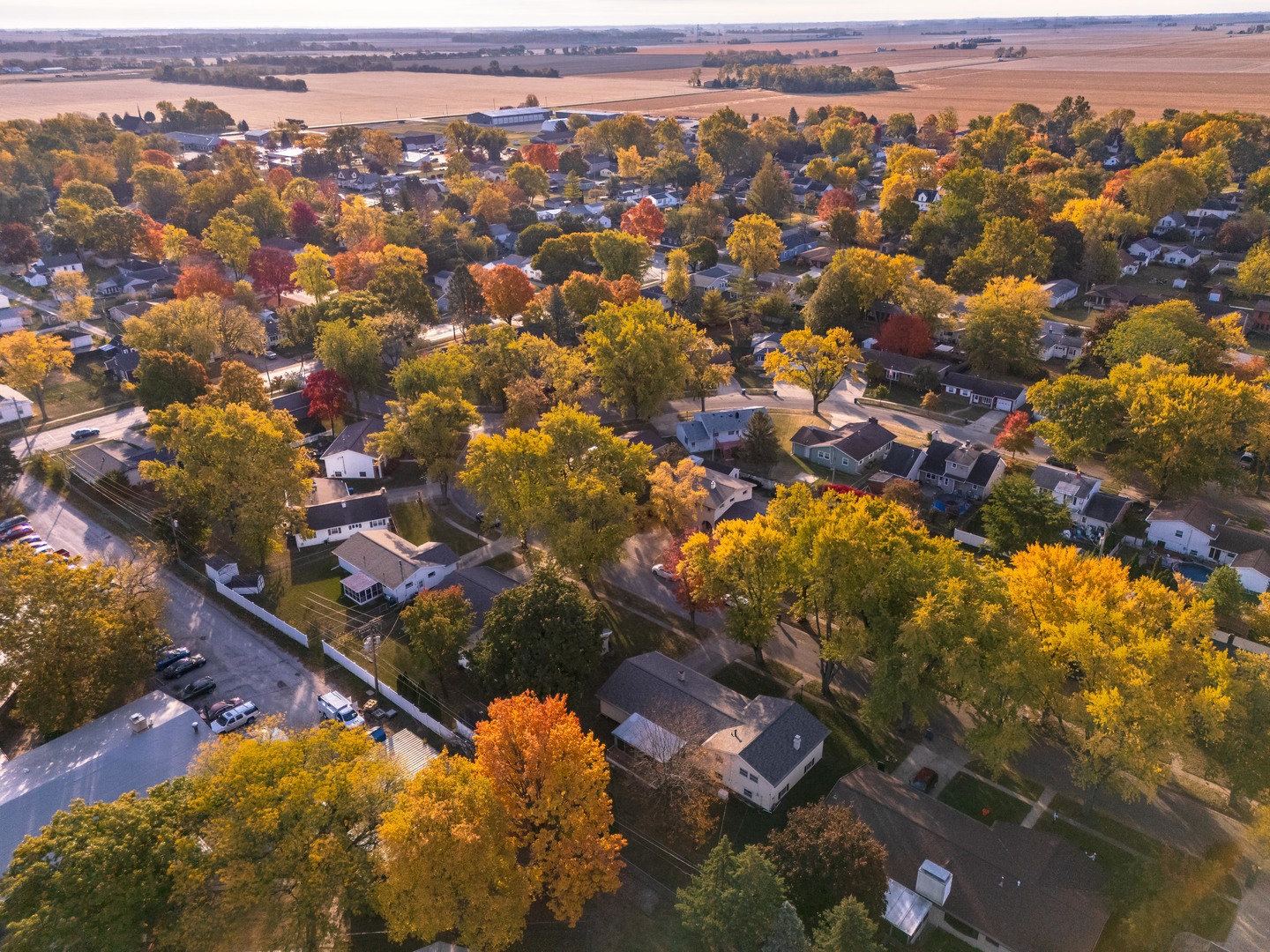 11 Manor Drive Pontiac, IL 61764 - Photo 37 of 45 an aerial view of multiple house