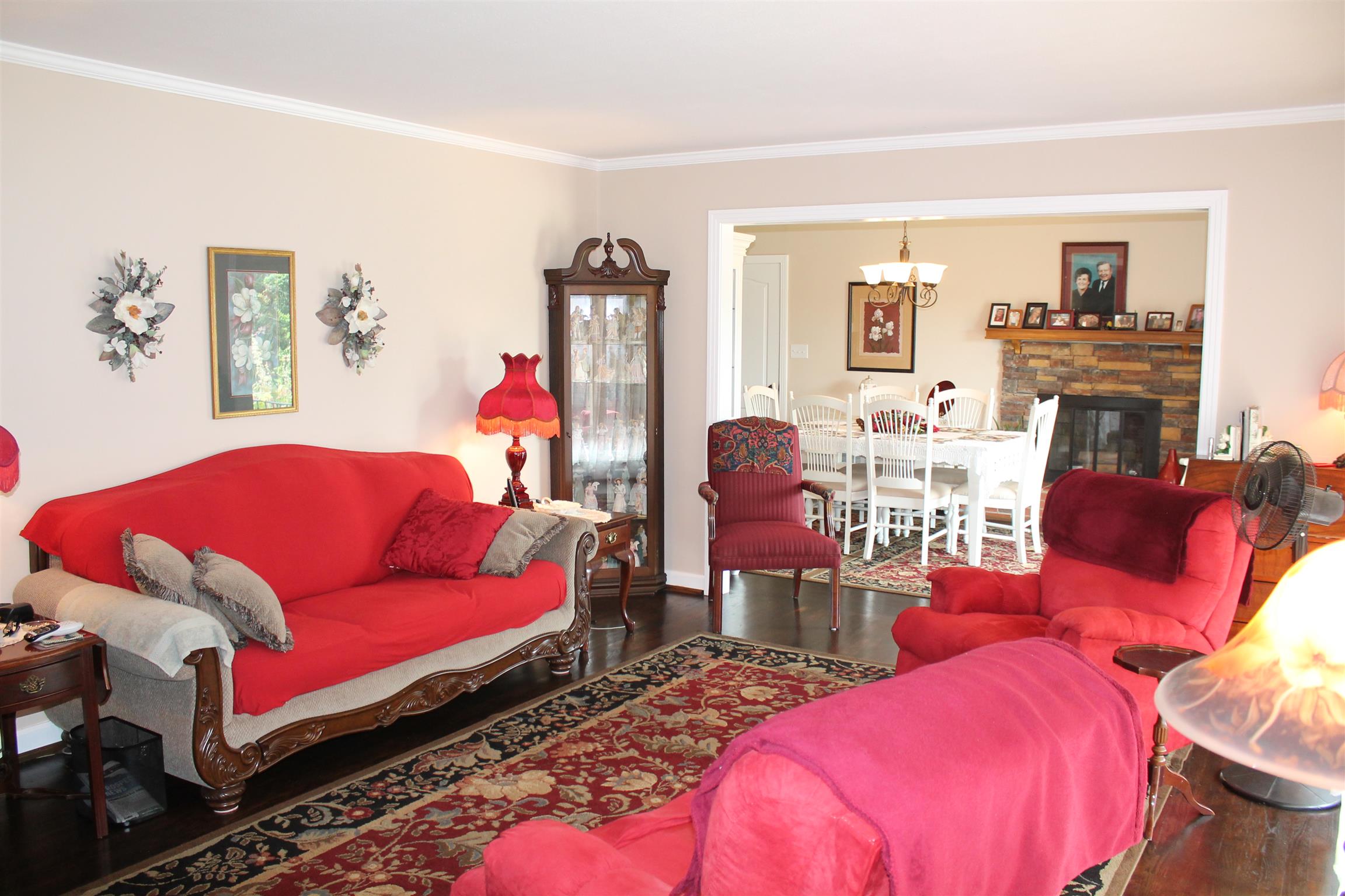 107 Lakeview Drive Dickson, TN 37055 - Photo 14 of 30 a bedroom with furniture and a fireplace