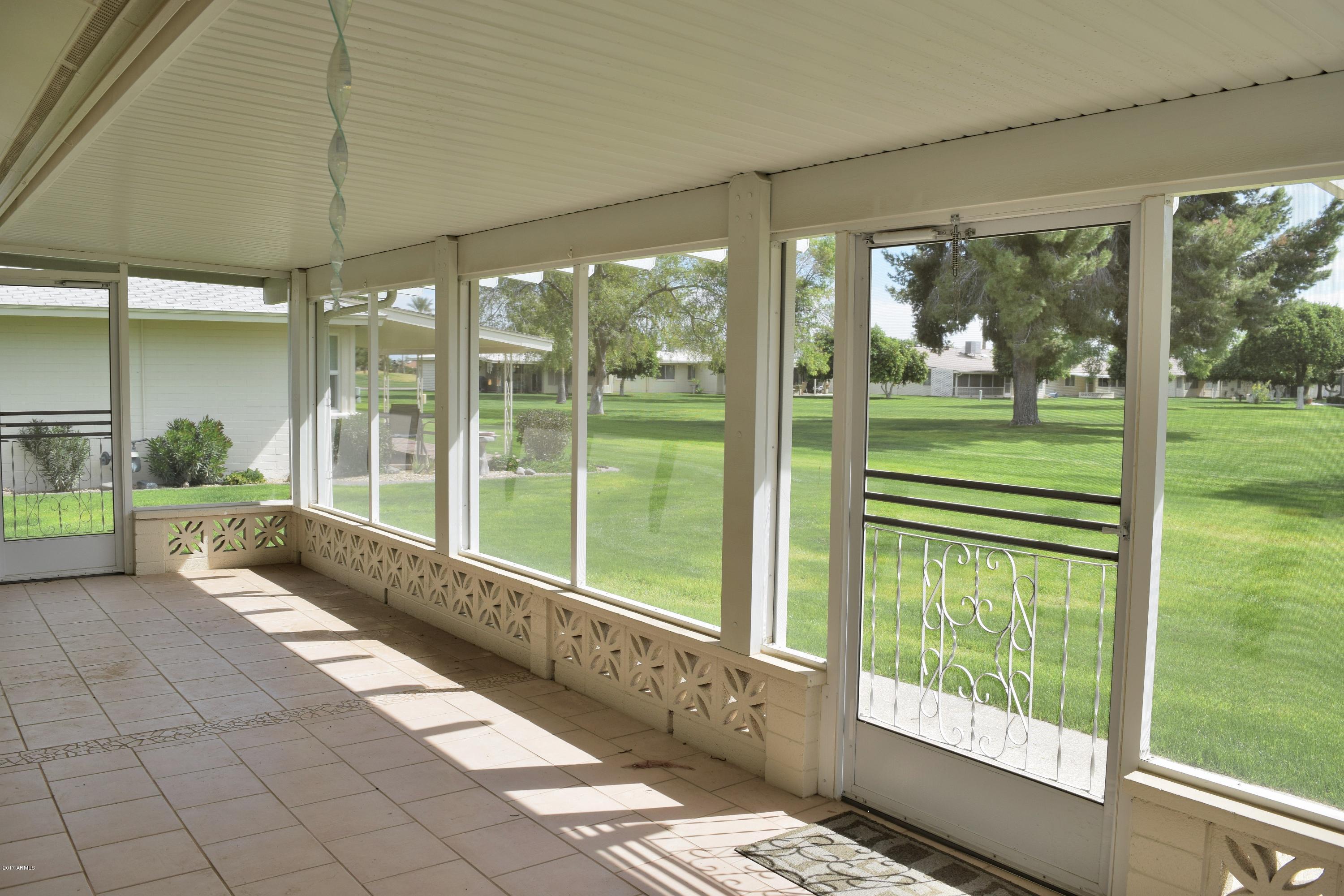 10721 West Hatcher Road Sun City, AZ 85351 - Photo 51 of 52 Screened in Patio