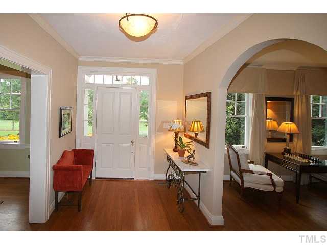 3938 Dover Road Durham, NC 27707 - Photo 2 of 11 Lovely foyer leads you into the spacious living room, private study and sunroom, or dining room