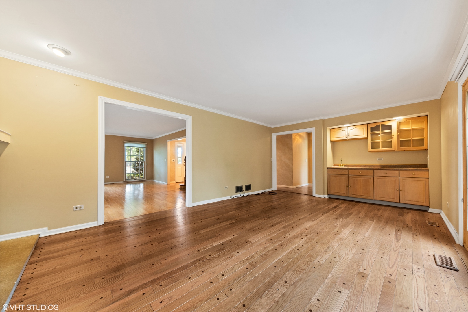 3100 Techny Road Northbrook, IL 60062 - Photo 12 of 28 a view of an empty room with wooden floor and a window