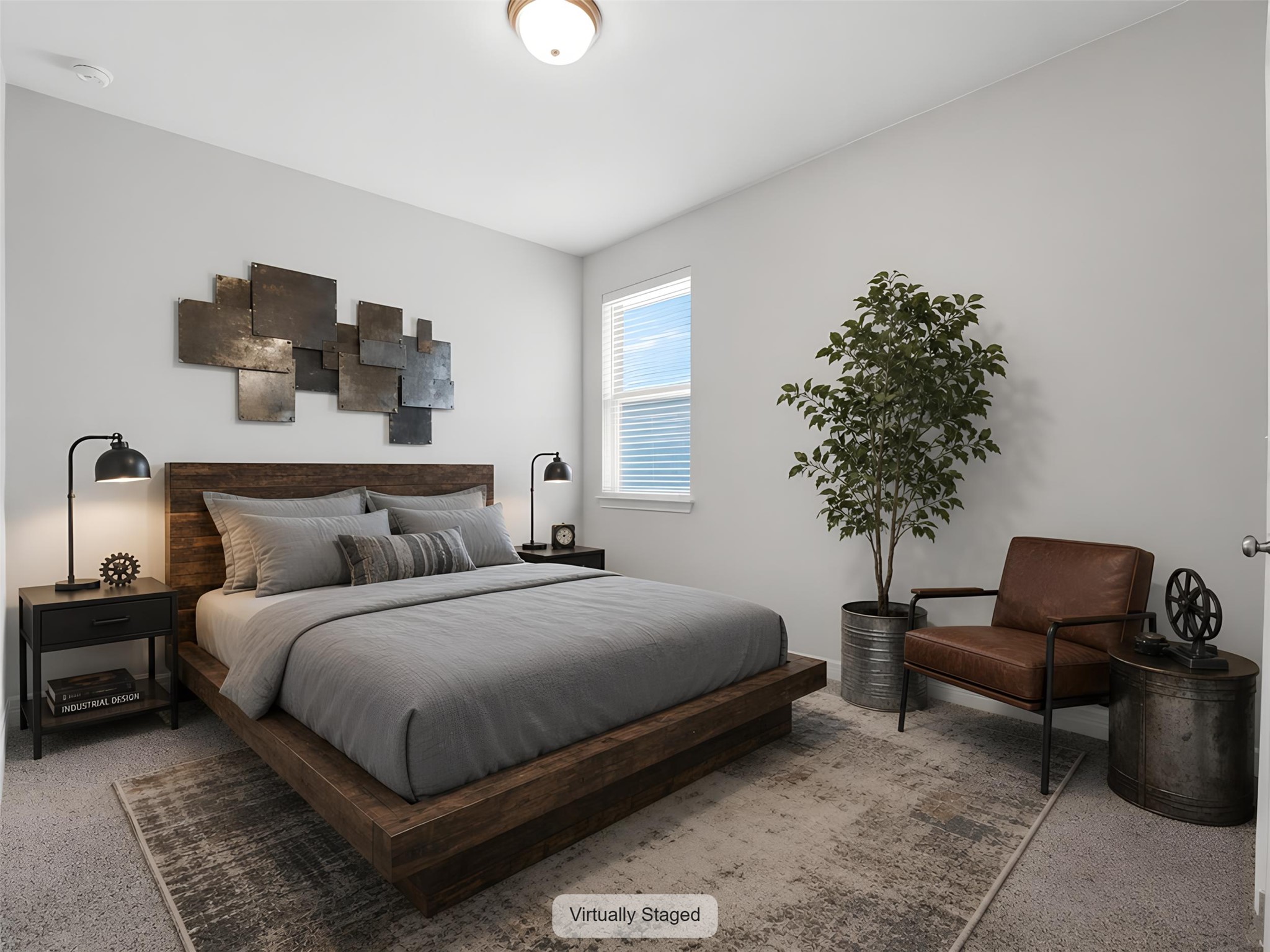 2132 Ringstaff Road Leander, TX 78641 - Photo 29 of 39 Well-lit and tranquil, this bedroom provides a serene retreat for ultimate relaxation.