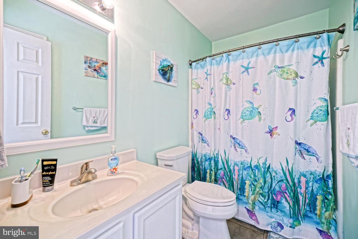 34531 Oakley Court, Unit 27 Lewes, DE 19958 - Photo 20 of 25 a bathroom with a sink toilet and a mirror