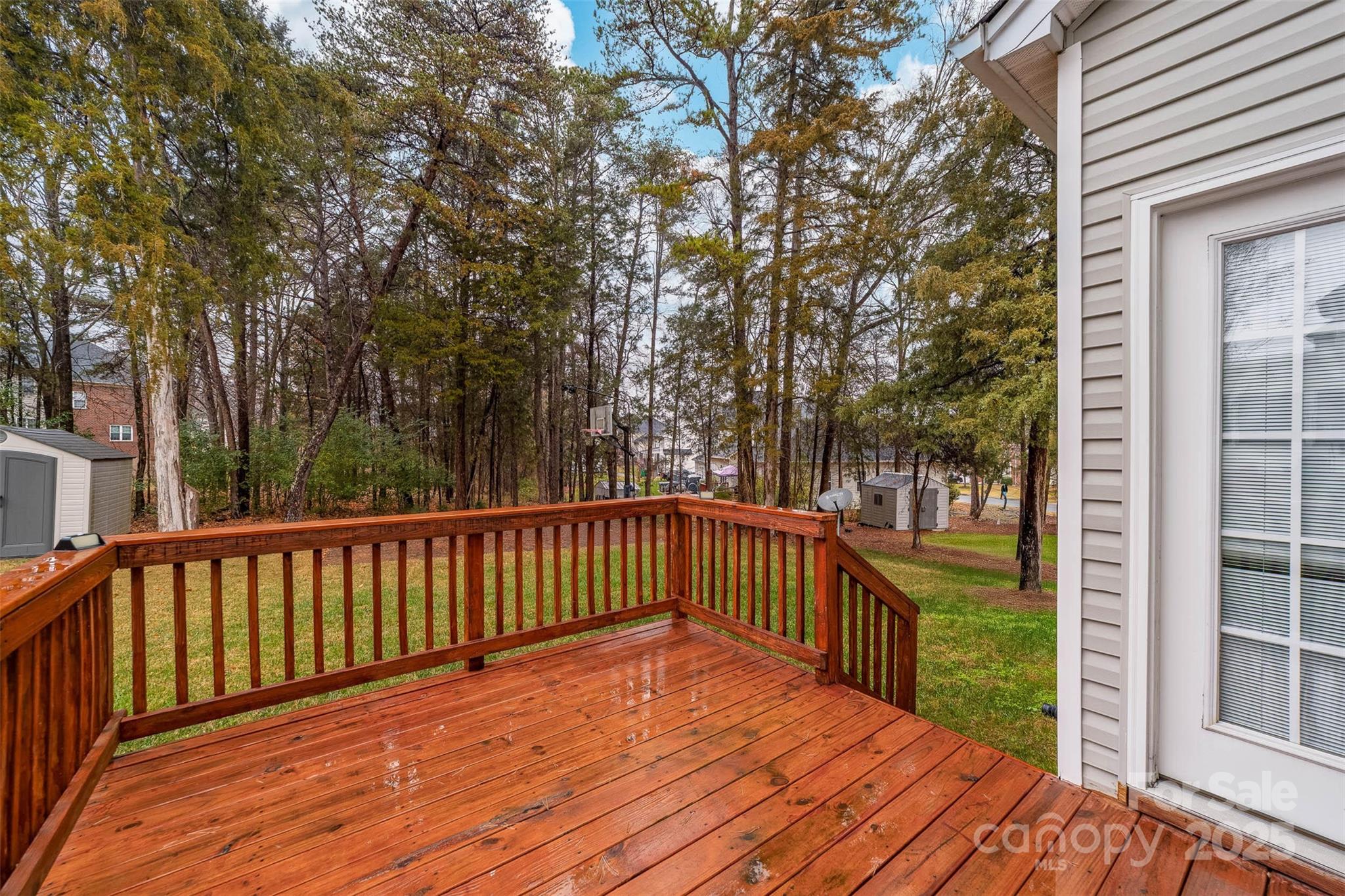 1728 Copperplate Road Charlotte, NC 28262 - Photo 32 of 36 a view of a wooden deck