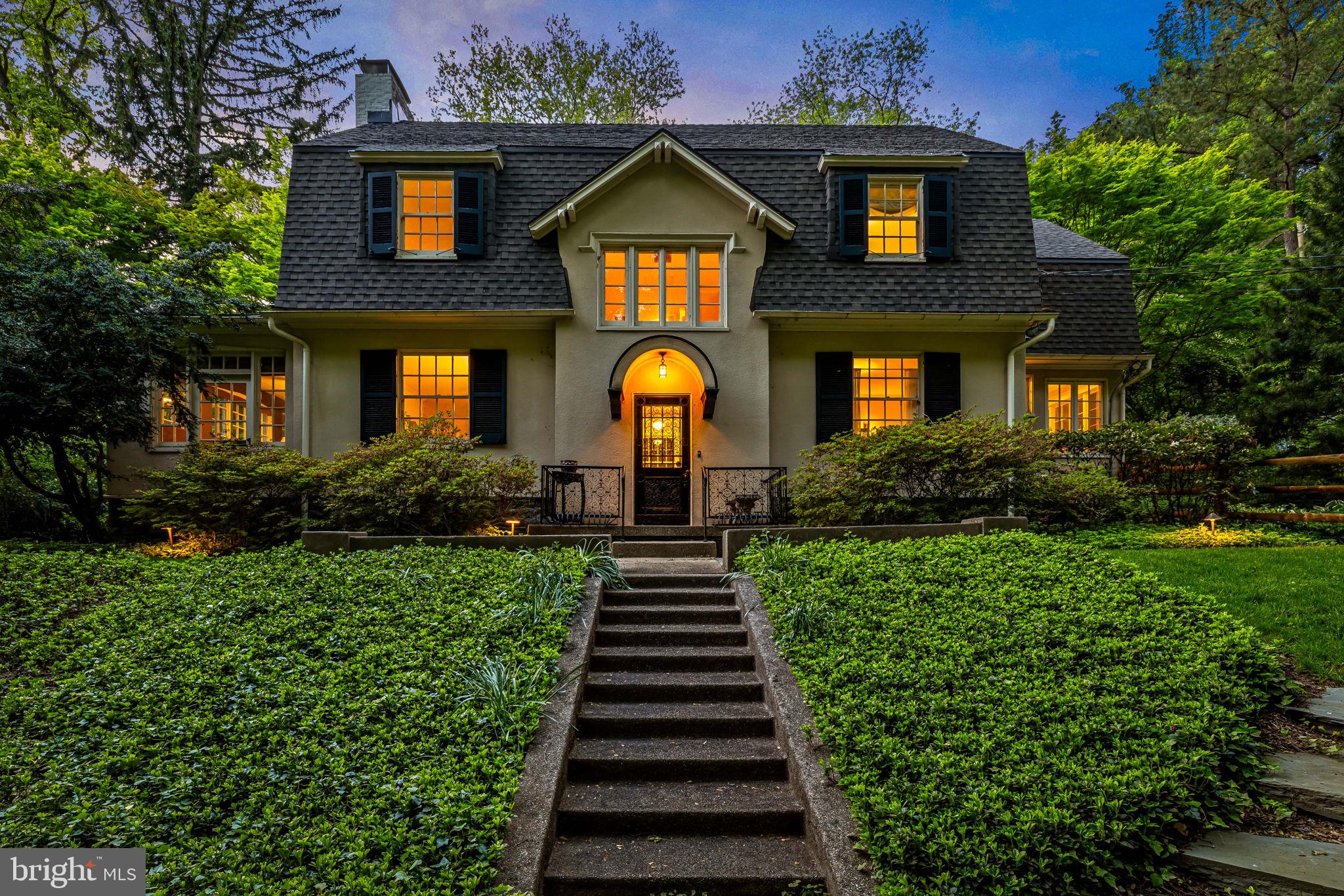401 Edgevale Road Baltimore, MD 21210 - Photo 3 of 80 Front Elevation at Dusk
