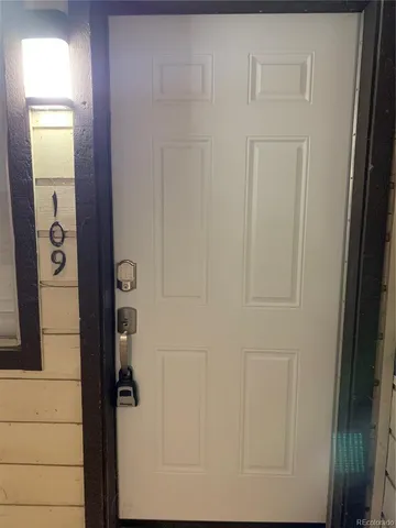 a door with a door
