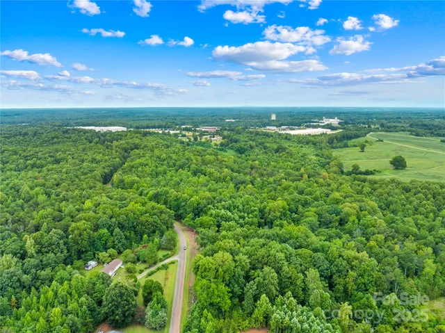 a view of a field with lots of bushes