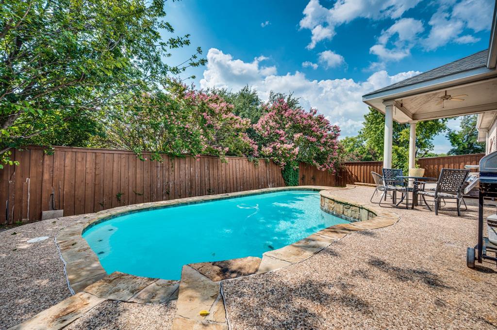 1604 Windcastle Drive Mansfield, TX 76063 - Photo 1 of 1 a view of backyard with swimming pool and patio