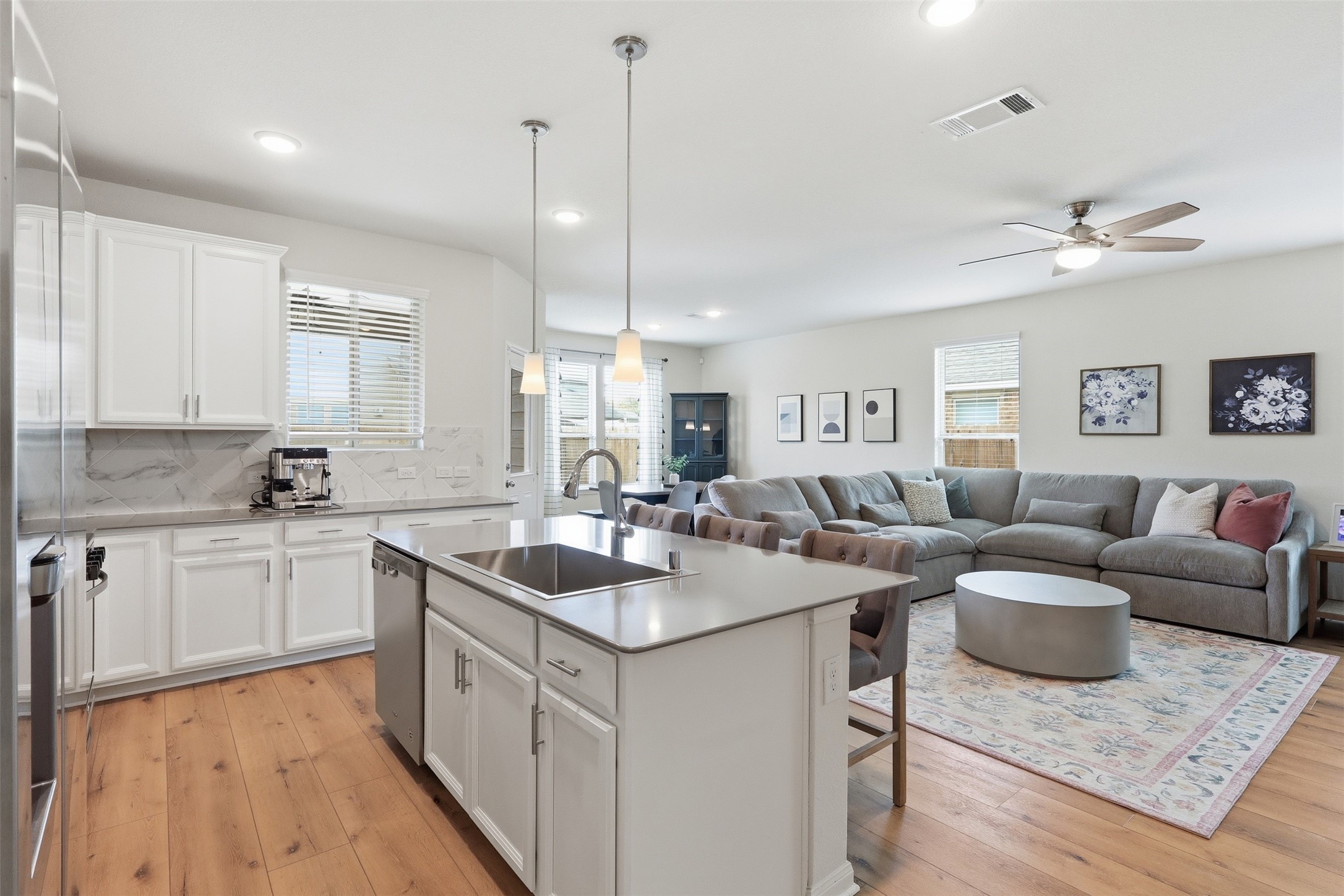 9739 Birdsnest Court Spring, TX 77379 - Photo 14 of 38 Functional kitchen that is seamlessly connected to the dining area for easy entertaining and family gatherings.
