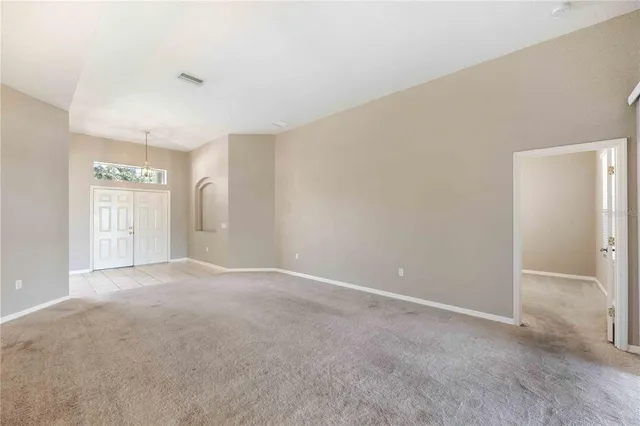 a view of empty room