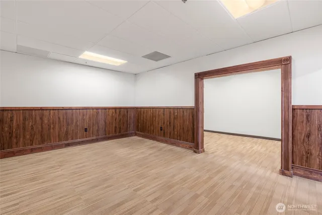 a view of wooden floor