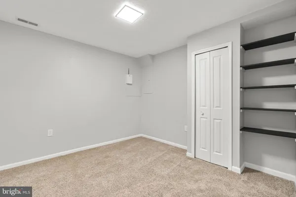 a view of an empty room