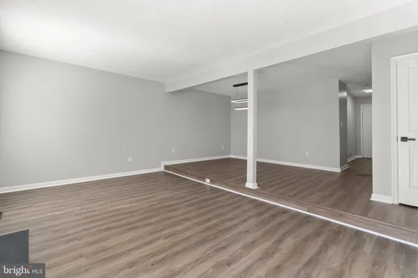 wooden floor in an empty room