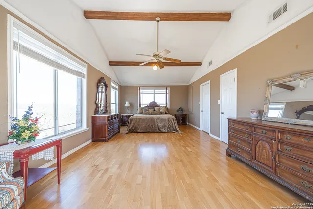 a view of mountain view with lots of trees