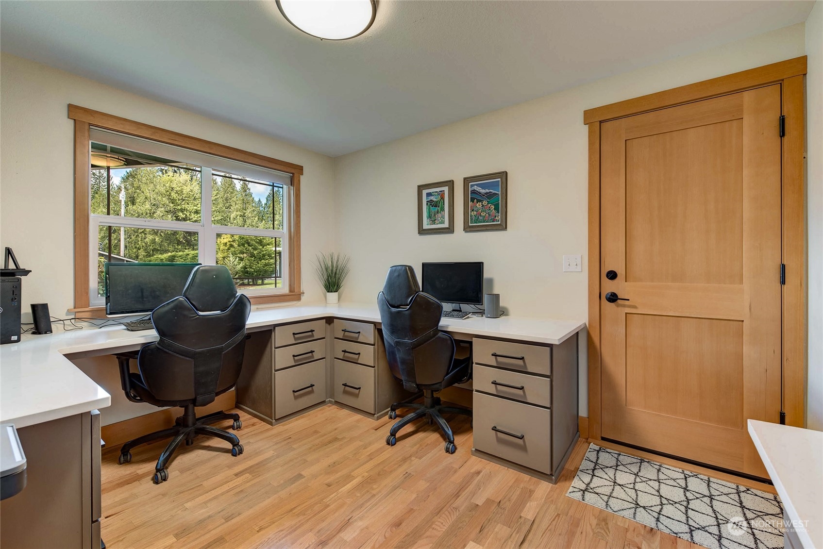 11821 Wagner Road Monroe, WA 98272 - Photo 25 of 40 a view of a workspace with furniture and a window