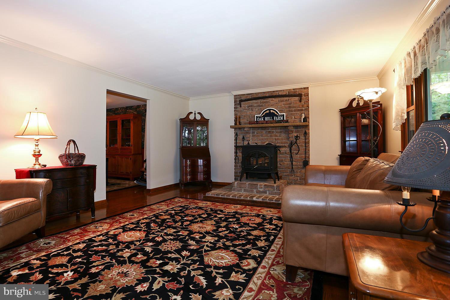 413 Leppo Road Westminster, MD 21158 - Photo 11 of 30 Living Room with Wood Burning Stove