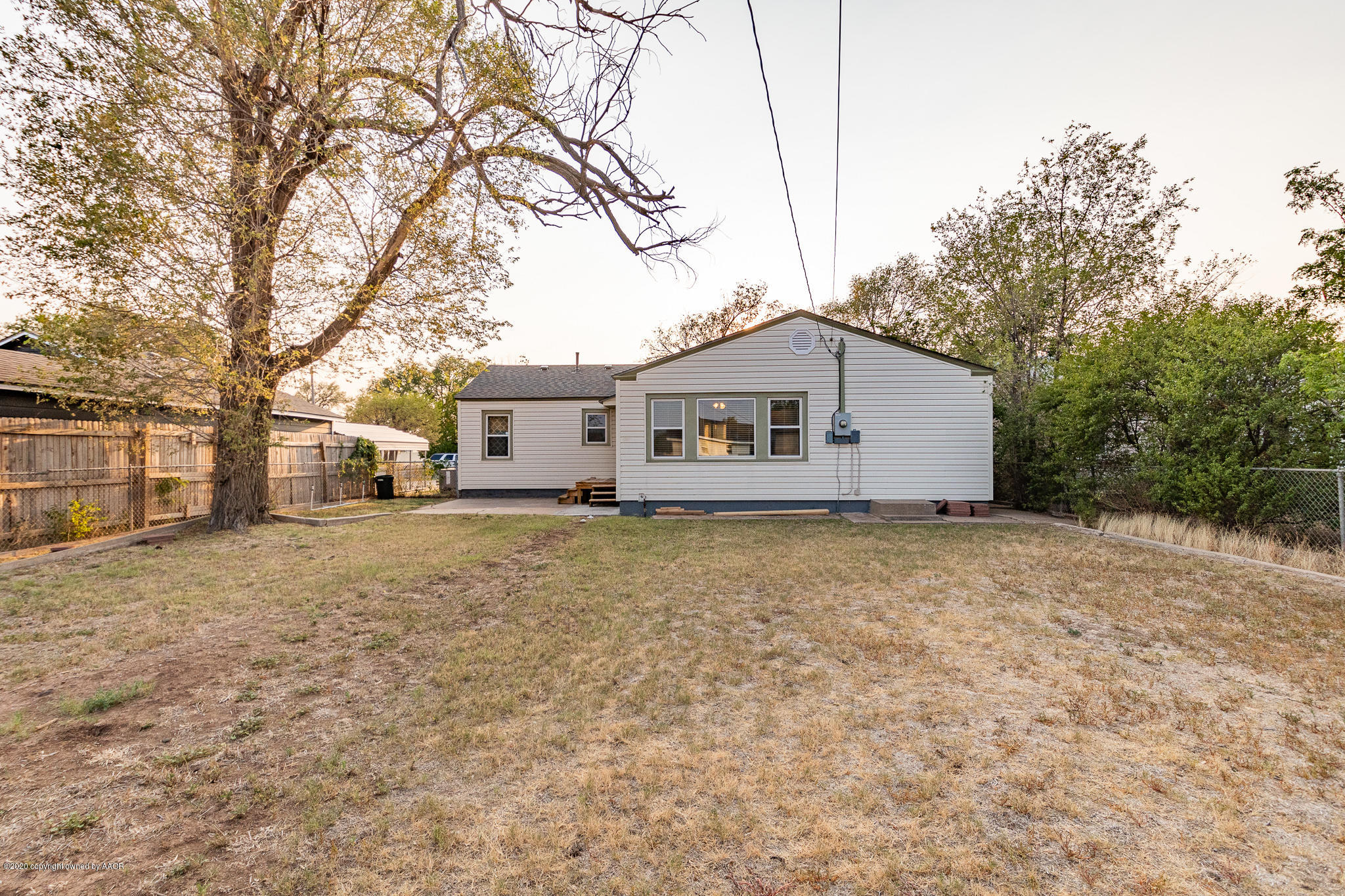 3627 South Travis Street Amarillo, TX 79110 - Photo 26 of 27 Backyard
