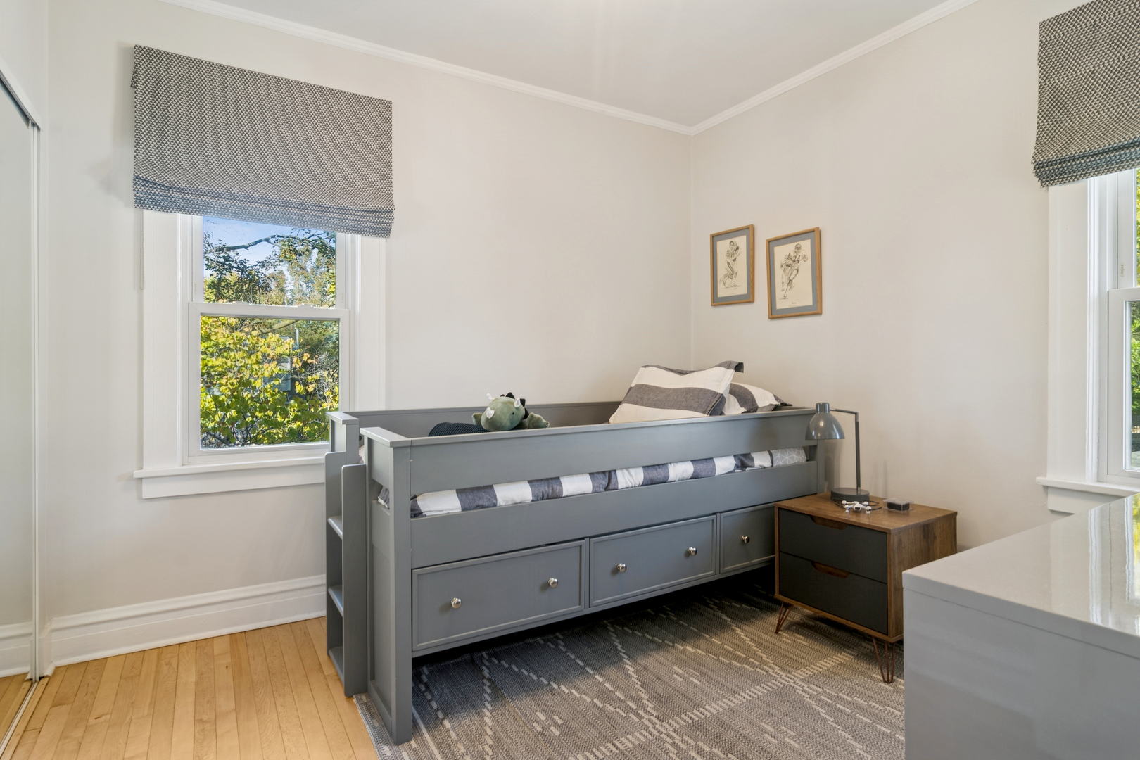 212 Washington Street Barrington, IL 60010 - Photo 34 of 55 a bedroom with a bed and a window