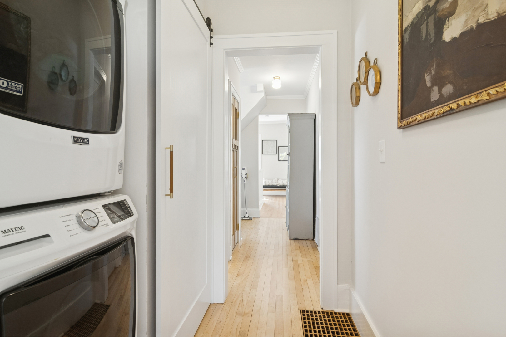 212 Washington Street Barrington, IL 60010 - Photo 36 of 55 a view of a kitchen from the hallway